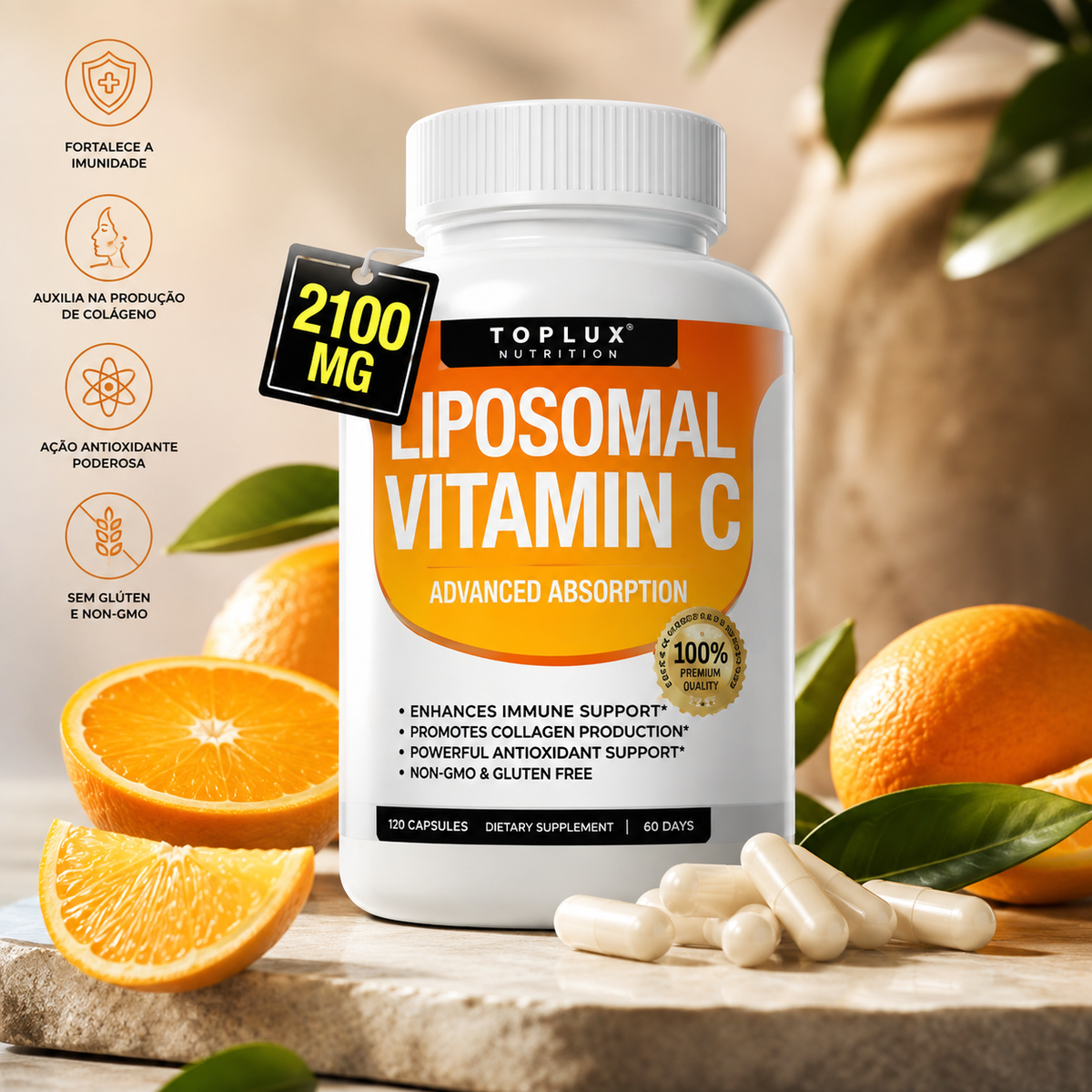 Liposomal Vitamina C Por 90 Cap